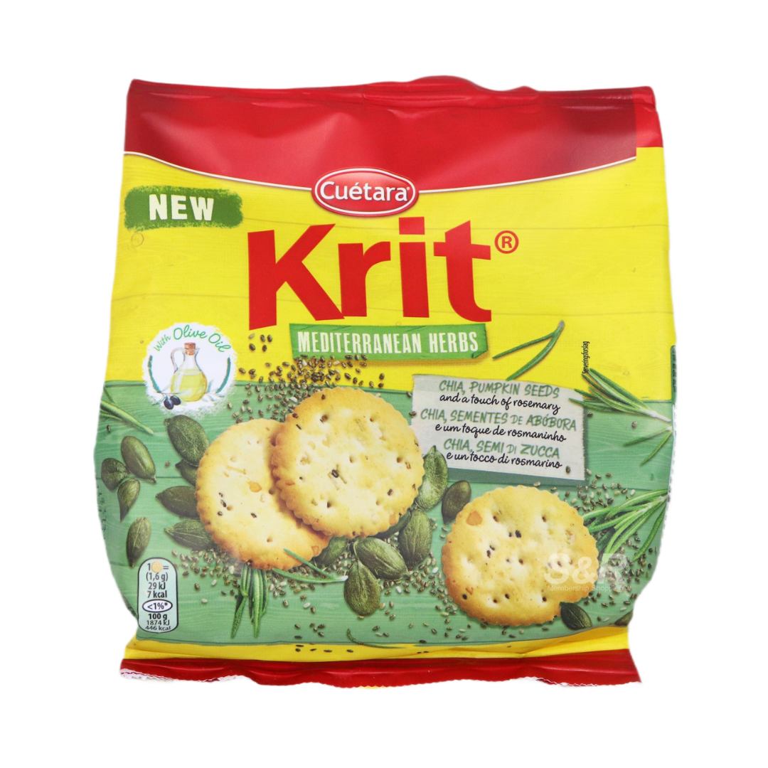 Cuétara Krit Mediterranean Herbs Crackers 150g